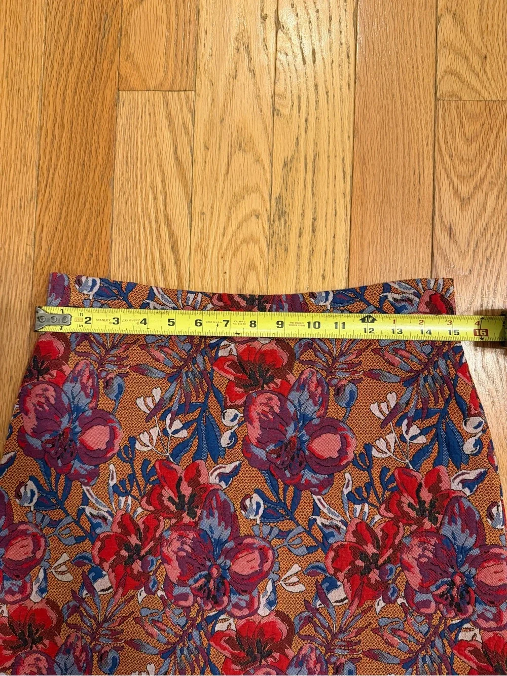 Anthropologie Maeve Golden Bliss Pencil Skirt